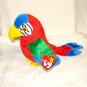 Jabber the parrot 1997 Ty Beanie Baby toy retired mint hc2699