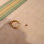 Classic vintage linen tablecloth striped border cutter vintage hc2711