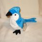 Rocket the blue jay bird 1997 Ty Beanie Baby toy retired mint hc2716