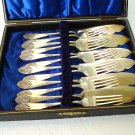 Harrison Fisher Co silverplate fish service for 6 Sheffield antique  hc2773