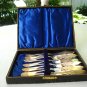 Harrison Fisher Co silverplate fish service for 6 Sheffield antique  hc2773