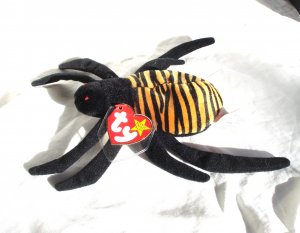Spinner the spider Ty Beanie Baby toy 1996 retired mint hc2853