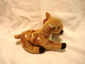 Whisper the deer or fawn Ty Beanie Baby toy 1997 retired mint hc2870