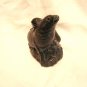 WE 2 seals Wolf Originals soapstone figurine handmade signed hc2873