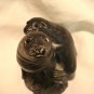 WE 2 seals Wolf Originals soapstone figurine handmade signed hc2873