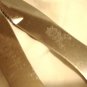 C s C Crown Sheffield  4 steak knives stainless Bakelite faux stag or wood handles vintage hc2881