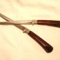 2 Steakmaster steak knives stainless Bakelite handles vintage hc2887