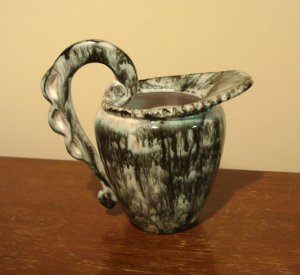 Alexaware Belgium water pitcher numbered handmade red clay drip glaze perfect hc2901