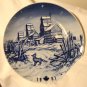 Hutschenreuther 1981 Canada Christmas plate Saskatchewan Winter porcelain hc2907