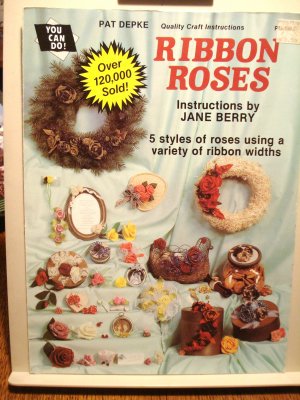 Ribbon Roses instructions by Jane Berry vintage hc2948