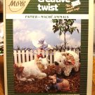 Creative Twist papier mache animals leaflet Cindy Groom Harry vintage hc2949 Creative Twist papier mache animals leaflet Cindy Groom Harry vintage hc2949