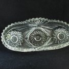 American Brilliant cut glass condiment dish made for Birks Canada antique hc2954
