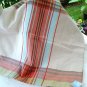 4 Large plaid dinner napkins all cotton unused with tags Danica hc2958