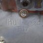 Hull USA planter ceramic daisy motif F17 perfect vintage hc2959