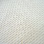 Pair embroidered cream huck hand towels Scandinavian style vintage linen hc2962