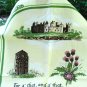Robert Burns For a' that man to man shall be saying tea towel vintage hc2986