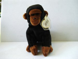 Congo the chimpanzee a 1996 Ty Beanie Baby toy retired mint hc2988