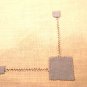 3 Linen luncheon napkins blue applique threadwork Art Deco vintage hc2998