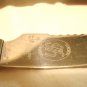 2 Glo-Hill steak knives stainless marbled Bakelite handles vintage hc3218