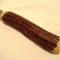Cutron steak knife stainless faux stag Bakelite handle vintage hc3221