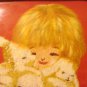 Embroidered boucle picture Mary and her lambs framed AL1035