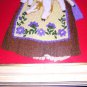 Embroidered boucle picture Mary and her lambs framed AL1035