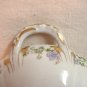 Limoges Havilland porcelain serving dish Ch. Field purple flowers gold excellent France hc3257