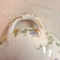 Limoges Havilland porcelain serving dish Ch. Field purple flowers gold excellent France hc3257