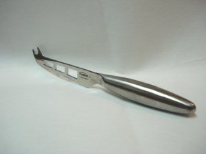 Trudeau stainless steel cheese knife high polished perfect pre-owned hc3289