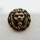 Skull blazor buttons blackened metal shanks 2 sizes crafts hc3301