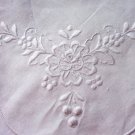 Whitework toast cover or rolls bread basket liner cotton vintage hc3305