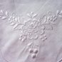 Whitework toast cover or rolls bread basket liner cotton vintage hc3305
