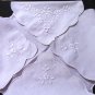 Whitework toast cover or rolls bread basket liner cotton vintage hc3305