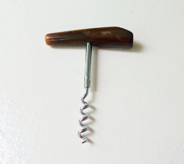 Bakelite and stainless steel basic corkscrew vintage hc3306