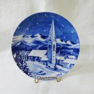 Weinnachten 1984 Christmas plate Bavaria Chapel in Tuxertal Zillertaler hc3328