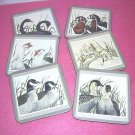 Pimpernel 6 drink coasters water fowl signed R G Lowe unboxed hc1435