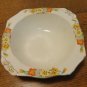 Alfred Meakin small serving bowl nasturtins pansies 1930s vintage hc3362