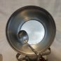 Buenilum aluminum fondue set, chafing dish ladle 4 pc plus warming candle mid century vintage hc3364