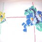 Wilendur tablecloth Rosemead fruit flowers vintage linens hc1389