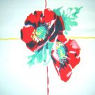 Wilendur tablecloth Rosemead fruit flowers vintage linens hc1389