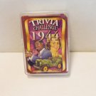 1944 Trivia deck playing cards 54 card deck sports history entertainment vintage hc3387