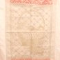 Jacquard weave cotton towel fruit basket grapes unused vintage hc2041