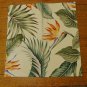 4 Reversible placemats 6 napkins 1940s barkcloth birds of paradise handmade recently hc3390
