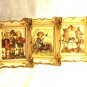 Berta Hummel 3 framed art prints boy, girl, 3 children, mid century W. Germany hc3394
