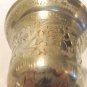 Silver plated bell candle holder etched vintage made India vintage hc3398