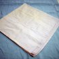 Embroidered threadwork Euro pillow case or sham cotton vintage linens hc1576