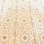 Tablecloth remnant Cluny Leavers Lace 31 by 33 inches white vintage hc3436