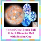 4 Beach Ball Set (Glow in the Dark) + Free Gift