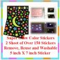 2 Super Glow Sticker Sheet (7 X 5 inch) + Free Gift