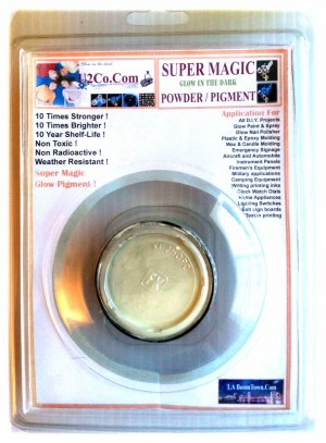 4 oz. Super Glow in the Dark (Phosphorescent) Pigment